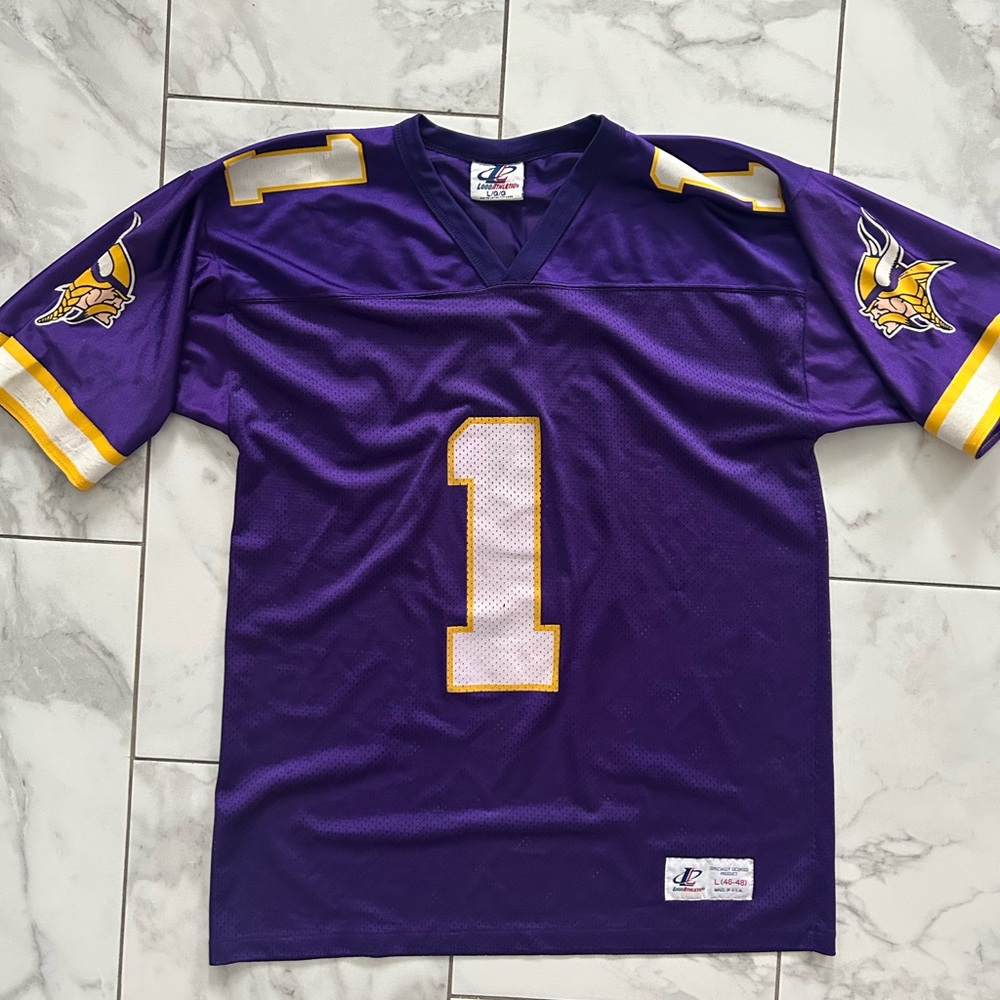 Vintage Warren Moon Minnesota Vikings NFL Football Jersey